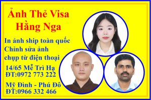 Chụp ảnh thẻ hộ chiếu visa tại Cầu Giấy liên hệ tiệm ảnh Hằng Nga